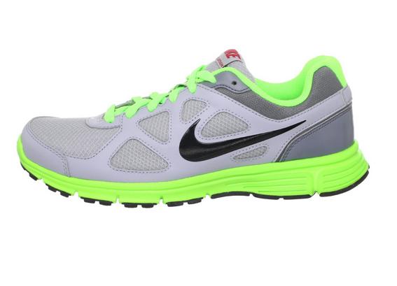 NIKE男子跑步鞋 绿灰 249包邮