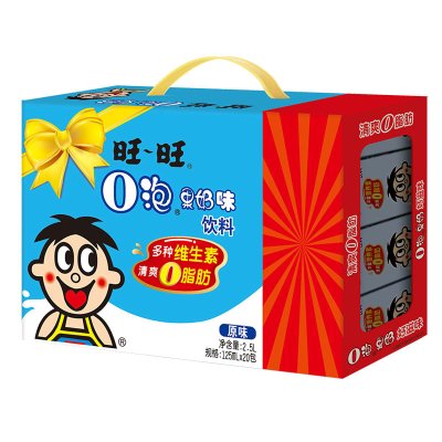 旺旺O泡果奶原味礼盒装125mlX20盒 折20元/份（39.9元，买2付1）