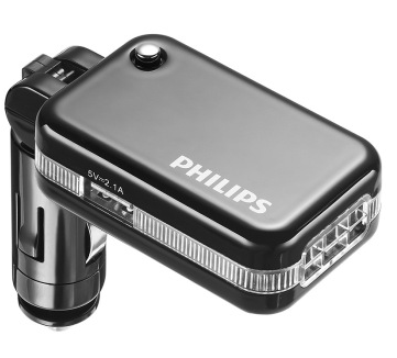 PHILIPS 飞利浦 DLP2017 双USB 车载充电器   99元包邮