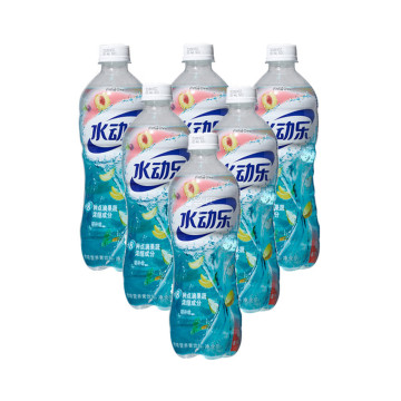 水动乐 果蔬轻补给桃味600mlX6