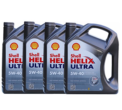 Shell 壳牌 Helix Ultra 超凡灰喜力 5W-40 全合成机油 4L*4桶   980元（1080-100）