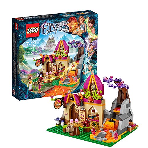 LEGO 乐高 Elves精灵系列 拼插类玩具 火之精灵 阿莎莉和魔幻烘焙屋 41074