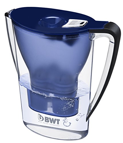 德国原装进口 BWT倍世 智能计时免开盖净水壶 1壶1芯   2.7L蓝色  139元包邮
