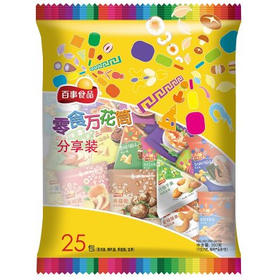百事食品 零食万花筒分享装350g  折21.5元（43元，99-50）
