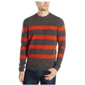 【美亚直邮】Ben Sherman 宾舍曼 男士羊毛混纺圆领条纹毛衣 $31.68（约208元）