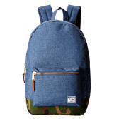 额外9折！Herschel Supply Co. Settlement 牛仔蓝迷彩拼接双肩包 $20.69（约134元）