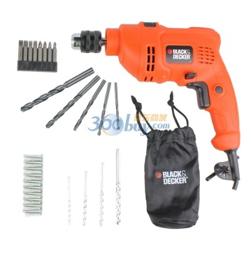 新低价！Blackdecker百得 KR504REP20 冲击钻套装
