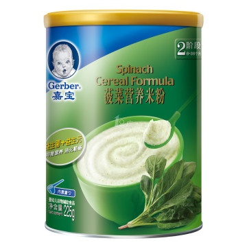 Gerber 嘉宝 菠菜营养米粉 225g 折约25元（35.9，满150-50）