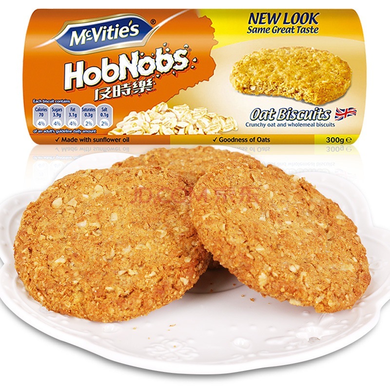 双重优惠！英国进口 Mcvitie’s麦维他 及时乐燕麦饼 300g   折4.9元（19.9元，满减+用券）