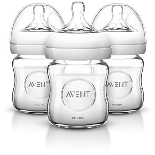 AVENT 新安怡 Natural 自然原生系列 玻璃奶瓶 120ml*3个   155元包邮