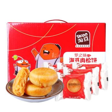 TAODO 淘豆 肉松饼2kg 折27.8/箱（52.8，满99-50）