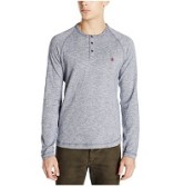 【美亚直邮】Original Penguin 企鹅牌 男士竹节纹半开襟长袖衫 $24.77（约159元）