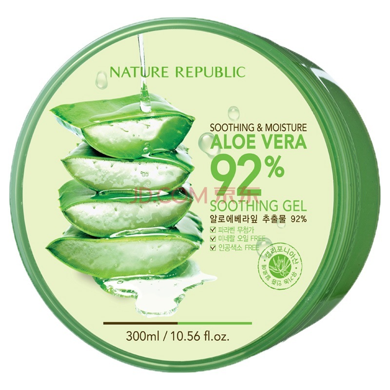 NatureRepublic 自然乐园  芦荟舒缓保湿凝胶300ml 19.9元