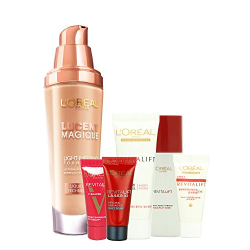 直降好价！L'OREAL PARIS 巴黎欧莱雅 奇幻光感套装 144.2元包邮