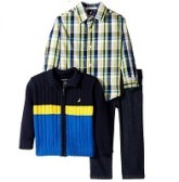 【美亚直邮】Nautica 诺帝卡 小男孩三件套 $21.39（约139元）