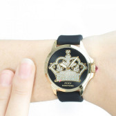 【美亚直邮】Juicy Couture 橘滋 1901142 皇冠表盘女士腕表 $90（约586元）