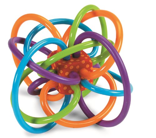 直邮到手76元！Manhattan Toy Winkel Rattle and Sensory 儿童咬咬胶固齿器￥56.32 + ￥19.65