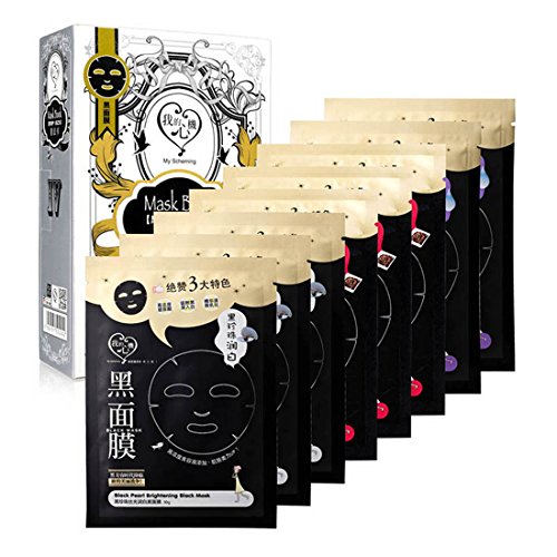 我的心机 膜法书系列第四章面膜：黑之史诗 30g*8 折33元（99元3件）