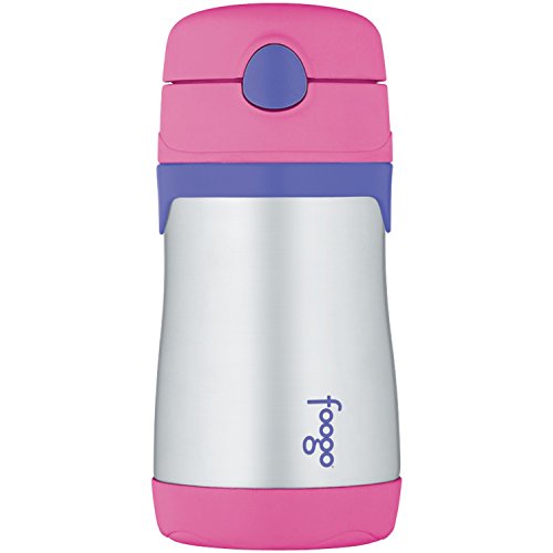 Thermos 膳魔师 FOOGO真空绝缘不锈钢 10盎司（286g）粉色/紫色  95.66元包邮