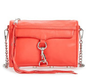 Rebecca Minkoff 'Mini MAC' 珊瑚红斜跨包 $97.49（约633元）
