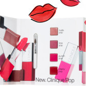 Clinique 官网：订单满$30送POP 方管唇膏4色样装 + 唇刷