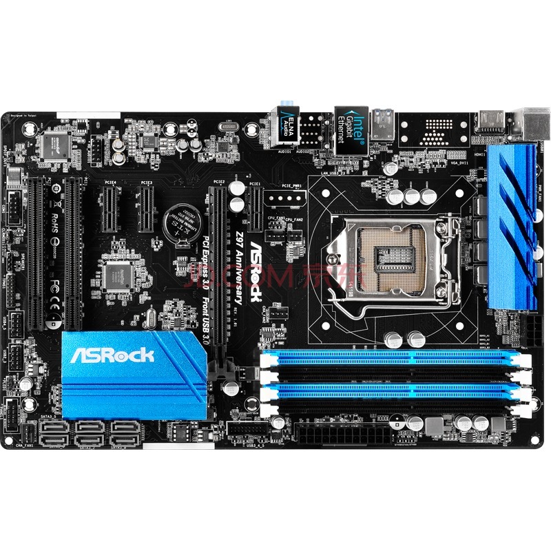 ASRock 华擎 Z97 Anniversary 主板 （ Intel Z97/LGA 1150 )  460元包邮（500-40）