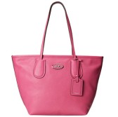 COACH Embossed Leather Coach Taxi Zip Tote 紫红色手提包 $147.99（约961元）