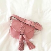 独家发售，Rebecca Minkoff 2016春夏秀场包Isobel粉色流苏包 $295（约1917元）