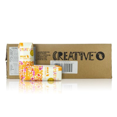 澳大利亚进口 DONE CREATIVE 多恩瑞福  芒果味全脂牛奶250ml*24盒  29.9元