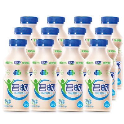 限华东！君乐宝君畅乳酸菌饮料原味330ml*12  19.9元