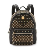 MCM水晶铆钉Stark经典黑金双肩背包低至 6折 $1530（约9945元）