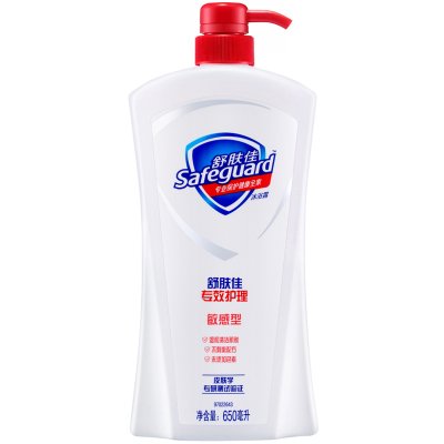 Safeguard 舒肤佳 专效护理系列专效敏感沐浴露650ml 19.9元