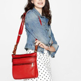 Fossil 化石 Explorer 真皮斜挎包 $66.21（约429元）