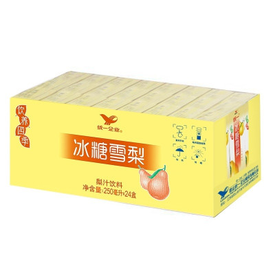 统一 冰糖雪梨饮料250ml*24包 折16.4元(28.9，99-50)