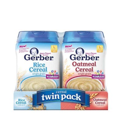 折16.5元/罐！美国Gerber嘉宝婴儿米粉1阶段辅食2罐2*454g 33元