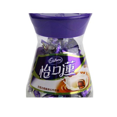 0点预告！怡口莲 巧克力风味夹心牛奶糖 300g/盒(柔滑牛奶） 13.8元
