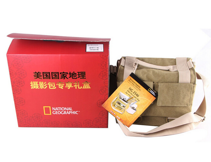 直邮到手368元！National Geographic 国家地理 NG 2346 小型单肩摄影包礼盒版