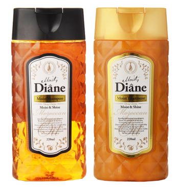 日本知名品牌！Moist Diane 黛丝恩  摩洛哥油 滋润亮泽型 洗护套装 折约21元（29.9,2件7折）