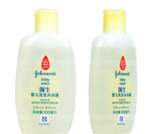 凑单白菜！Johnson &Johnson 强生 婴儿洗发沐浴露 100ml*2件1元