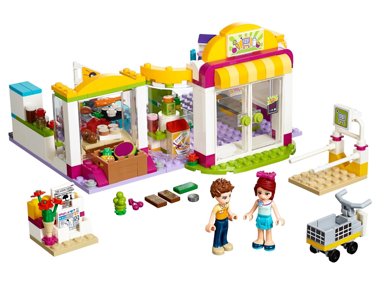 双重优惠：LEGO 乐高 41118 Friends好朋友系列 心湖城超级市场 折200元/套（239元，88折+优惠券）