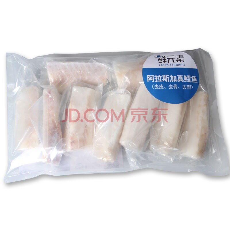 Fresh Element鲜元素 阿拉斯加 真鳕鱼腰肉 1000g 79元包邮