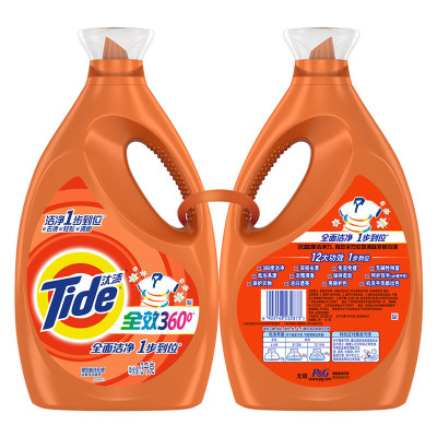 单买好价！Tide汰渍全效360度洗衣液 洁雅百合香型 3千克*2