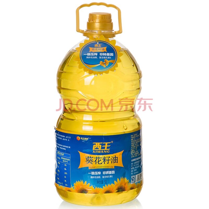 单买好价：西王 非装基因葵花籽油 5升   59.9元