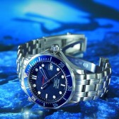 立减$300！Omega 欧米茄 Seamaster Blue 海马系列男士机械腕表 $2695（约17453元）