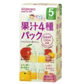 wakodo 和光堂 婴儿宝宝辅食 4种口味果汁粉(5g×10)×3件 582日元（约33元）