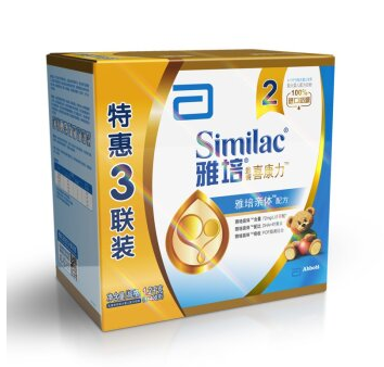 Abbott  雅培 亲体 金装喜康力 较大婴儿配方奶粉 2段（400克*3袋） 149元（需4件以上）