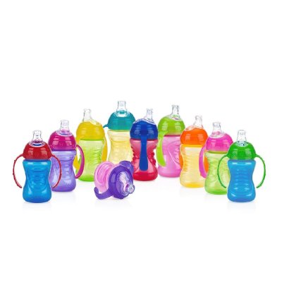 Nuby 努比 双耳鸭嘴 学饮水杯 240ml   19元