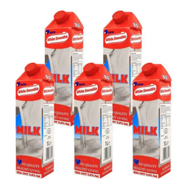 White Smoothie 优雅牧场 超高温灭菌全脂牛奶1L*6盒  29.9元