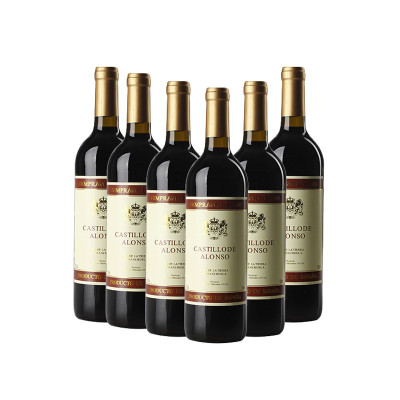 CASTILLO DE ALONSO  阿隆索 干红葡萄酒 750ml*6 +凑单品 126元包邮（158，可满199-100）