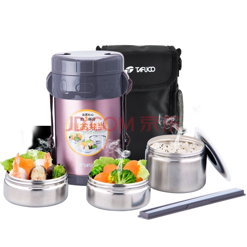 TAFUCO 泰福高 T-0047 不锈钢饭盒 1.5L+凑单品 108元包邮（248元，双重优惠）